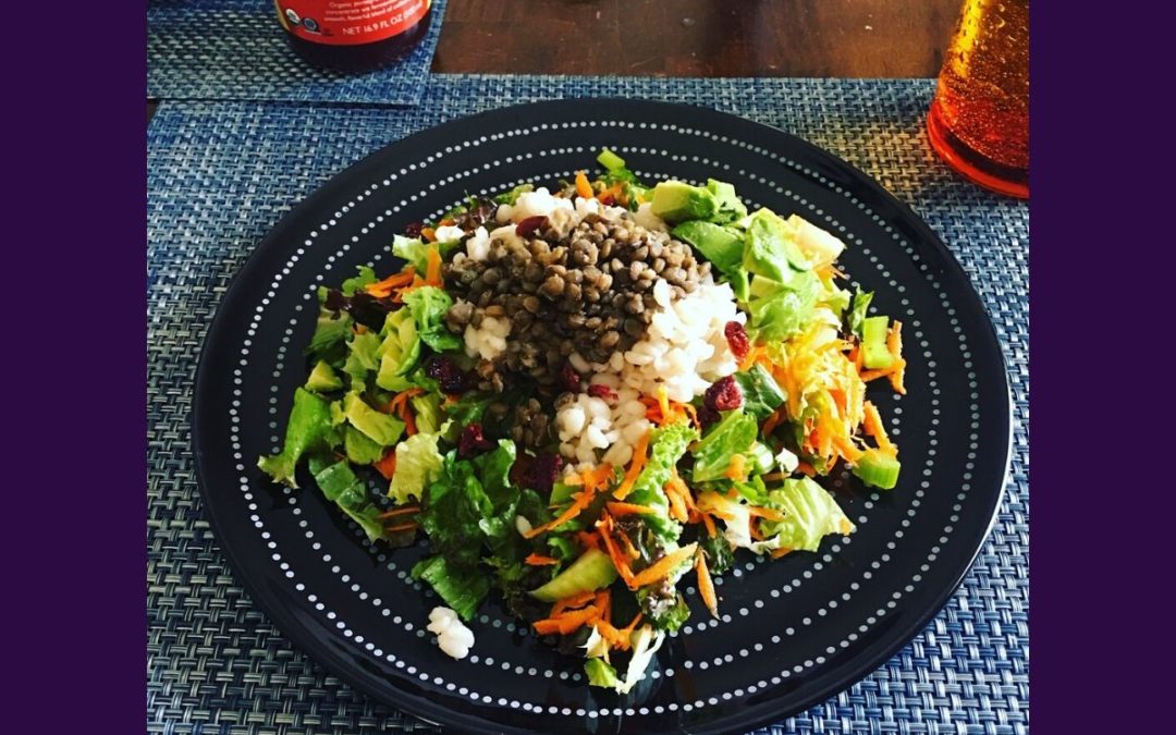 Fall Fruit and Lentil Salad